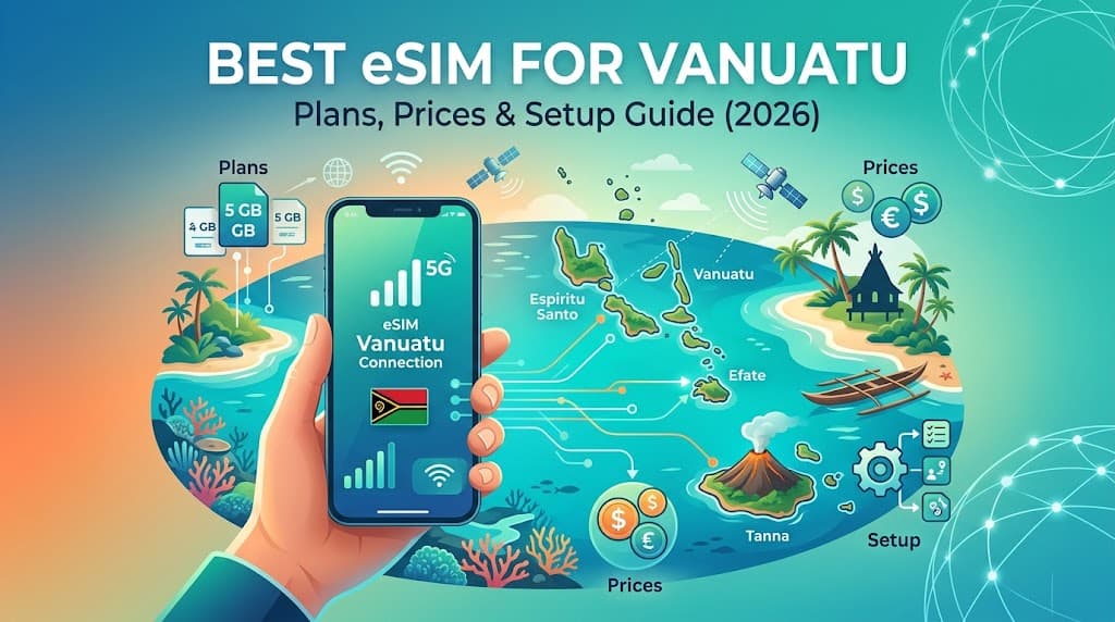 Best eSIM for Vanuatu: Plans, Prices & Setup Guide (2026)