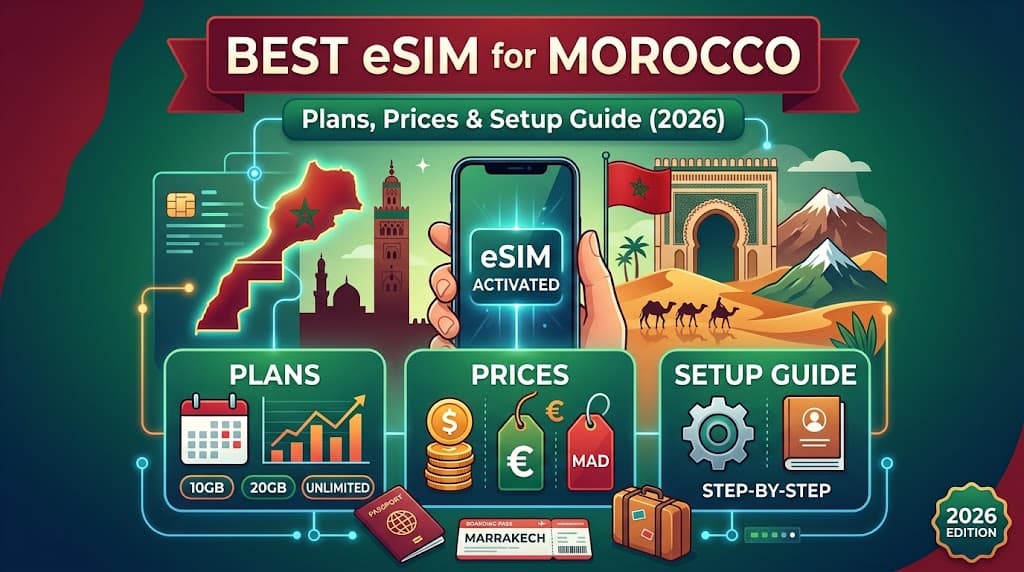 Best eSIM for Morocco: Plans, Prices & Setup Guide (2026)