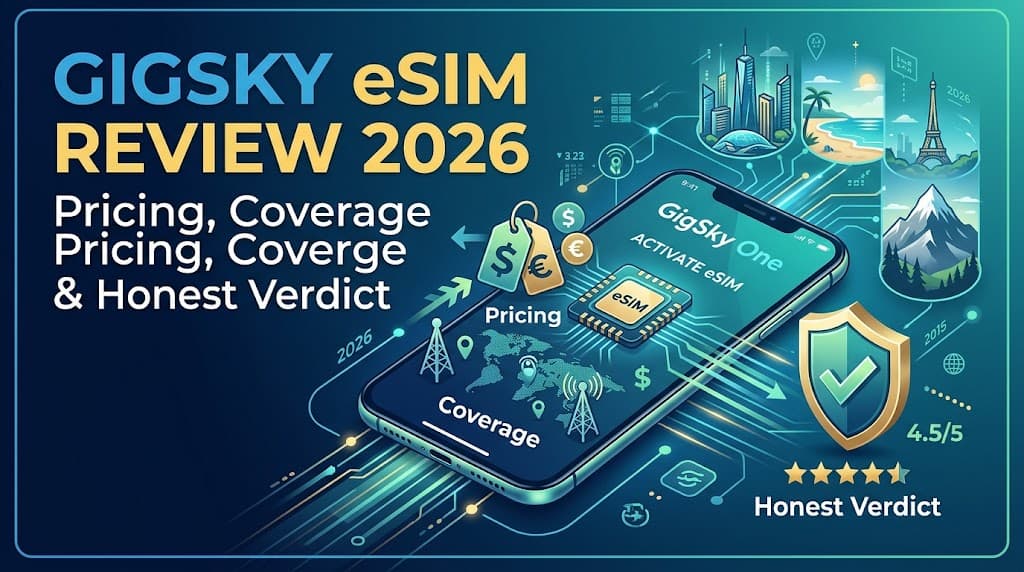 GigSky eSIM Review 2026: Pricing, Coverage & Honest Verdict