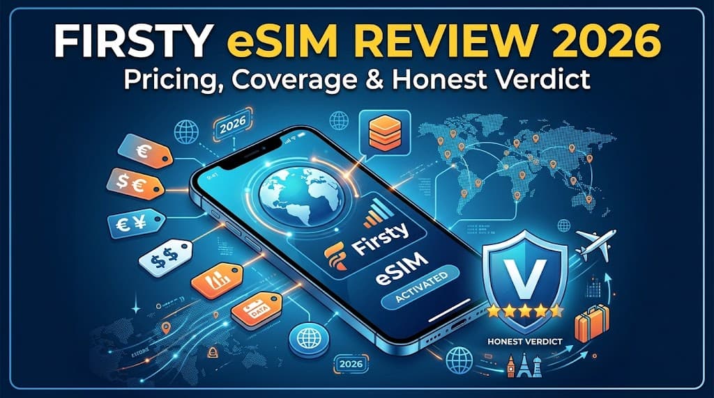 Firsty eSIM Review 2026: Pricing, Coverage & Honest Verdict