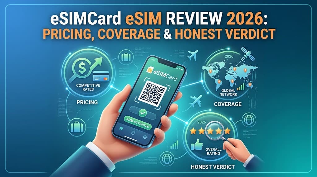 eSIMCard eSIM Review 2026: Pricing, Coverage & Honest Verdict