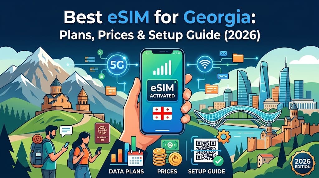 Best eSIM for Georgia: Plans, Prices & Setup Guide (2026)