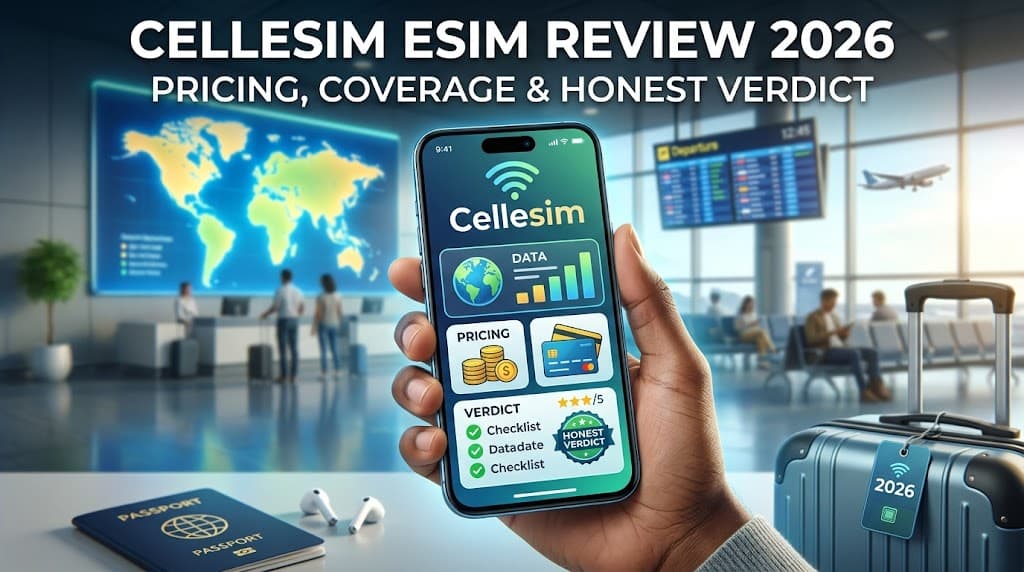 Cellesim eSIM Review 2026: Pricing, Coverage & Honest Verdict