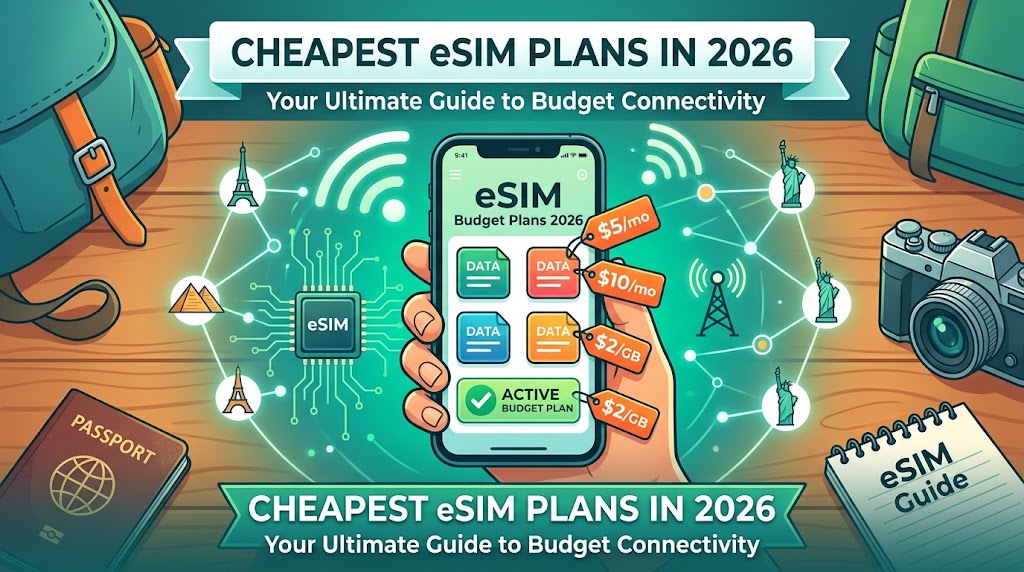 Cheapest eSIM Plans in 2026: Your Ultimate Guide to Budget Connectivity