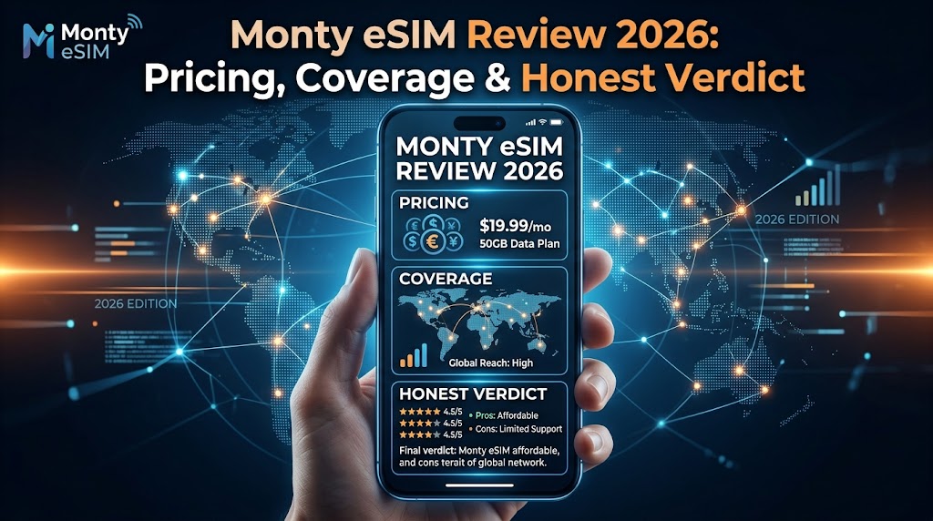 Monty eSIM eSIM Review 2026: Pricing, Coverage & Honest Verdict