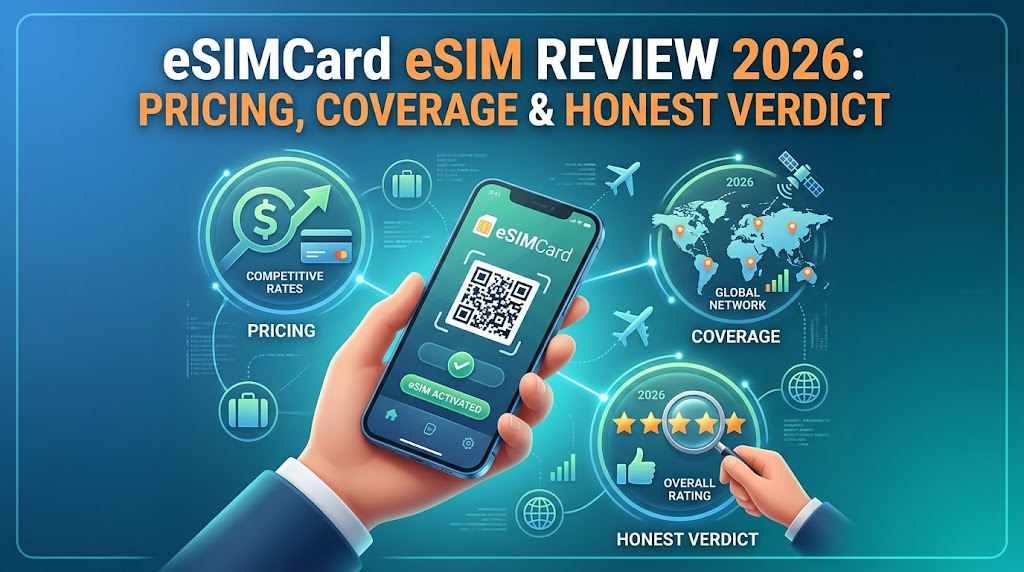 eSIMCard eSIM Review 2026: Pricing, Coverage & Honest Verdict