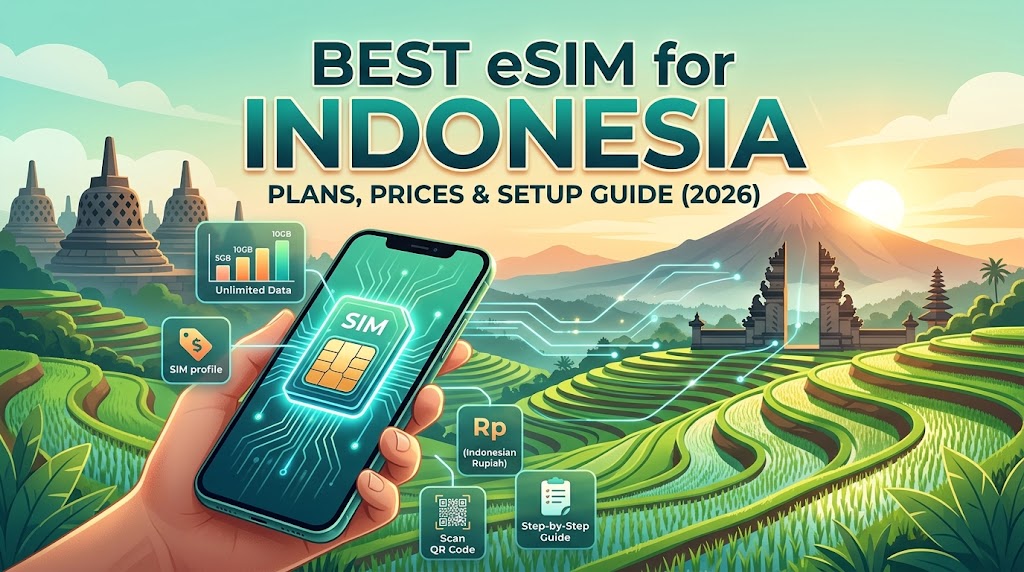 Best eSIM for Indonesia: Plans, Prices & Setup Guide (2026)